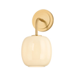 Mitzi Lisette AGED BRASS 6W x 6.75L x 11.75H Wall Sconce