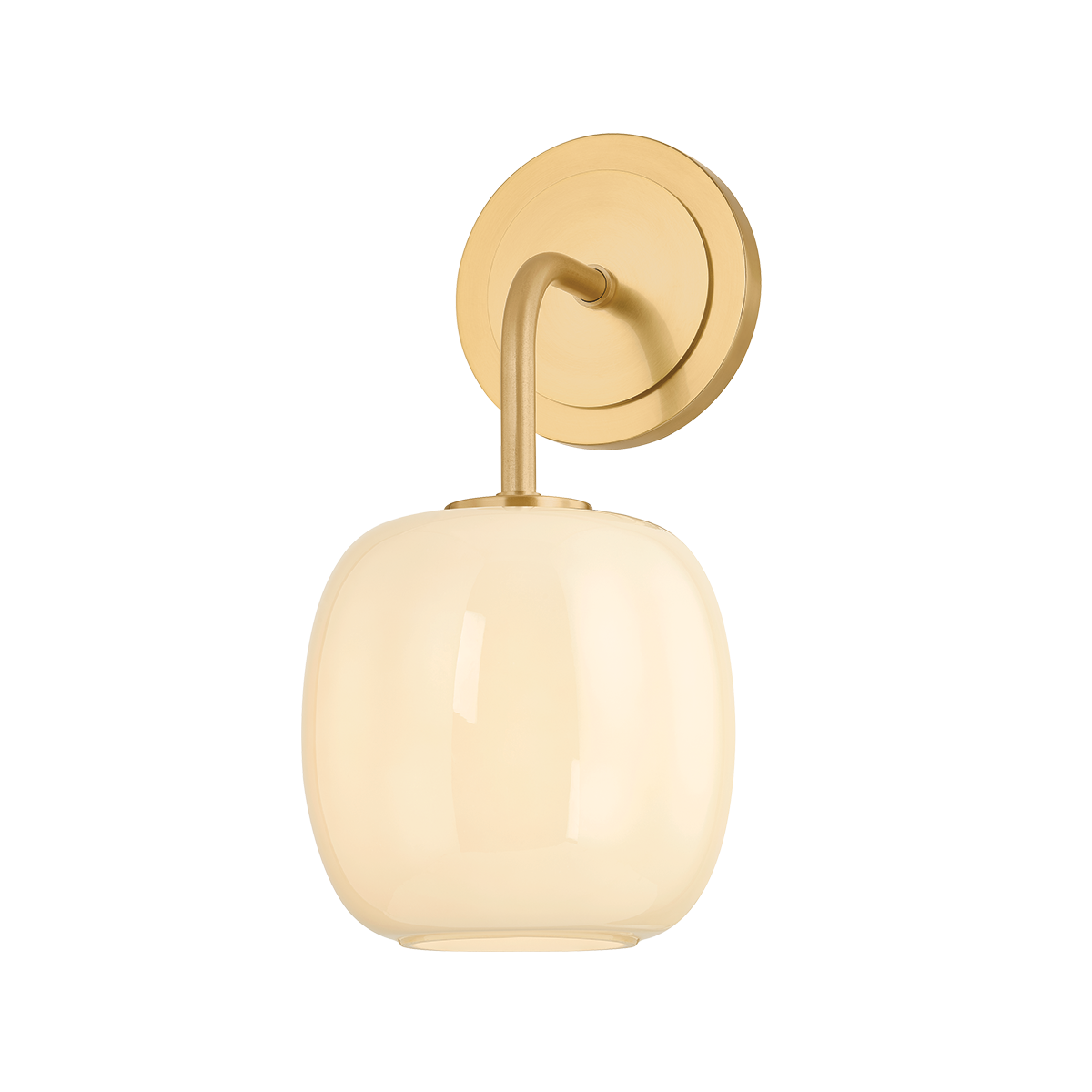 Mitzi Lisette AGED BRASS 6W x 6.75L x 11.75H Wall Sconce