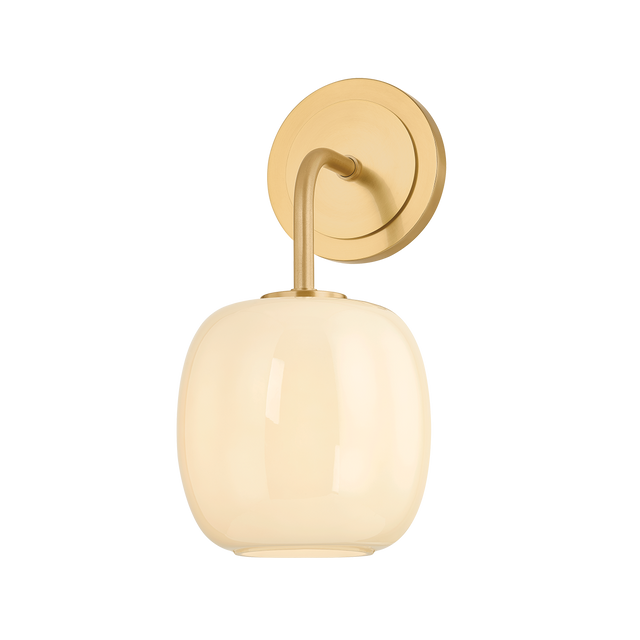 Mitzi Lisette AGED BRASS 6W x 6.75L x 11.75H Wall Sconce
