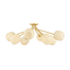 Mitzi Lisette AGED BRASS 39.75W x 13.5H Semi-Flush Mount