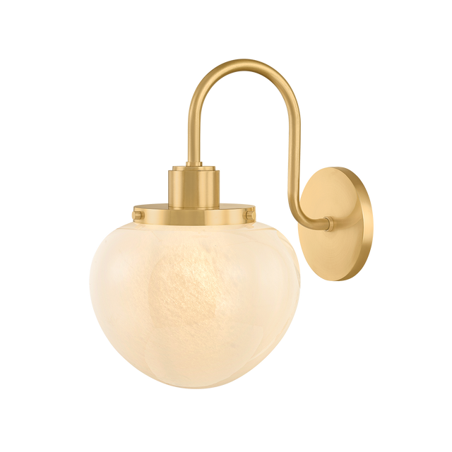 Mitzi Kristen AGED BRASS 8W x 10.75L x 12.75H Wall Sconce
