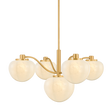 Mitzi Kristen AGED BRASS 39.5W x 20.5H Chandelier