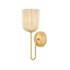 Mitzi Samantha AGED BRASS 5W x 6.75L x 14.5H Wall Sconce