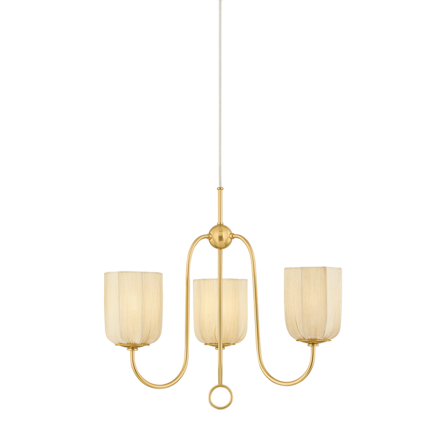 Mitzi Samantha AGED BRASS 21W x 19H Chandelier