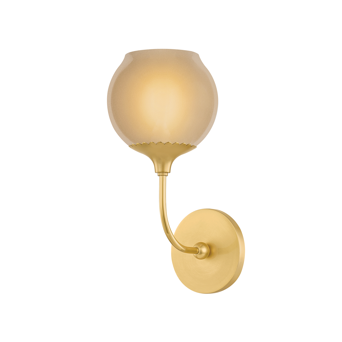 Mitzi Daya AGED BRASS 6W x 7.5L x 12.5H Wall Sconce