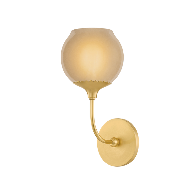 Mitzi Daya AGED BRASS 6W x 7.5L x 12.5H Wall Sconce