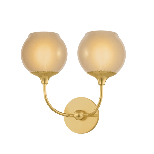 Mitzi Daya AGED BRASS 13.75W x 7L x 12.5H Wall Sconce
