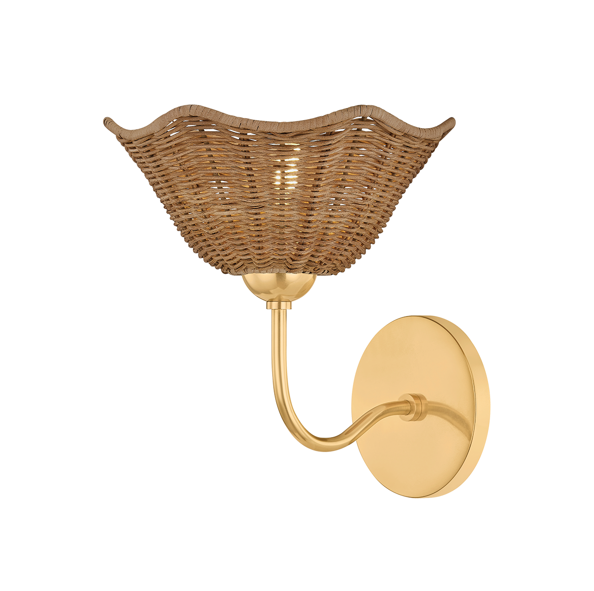 Mitzi Kehlani AGED BRASS 8.75W x 8.75L x 9.5H Wall Sconce