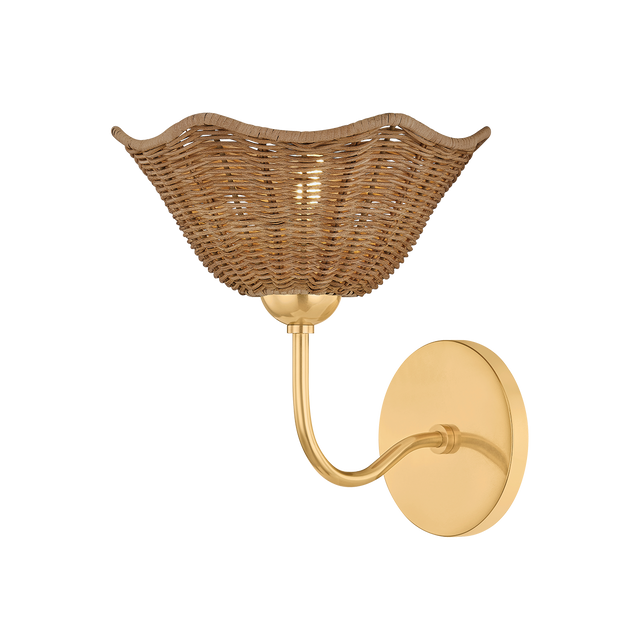 Mitzi Kehlani AGED BRASS 8.75W x 8.75L x 9.5H Wall Sconce