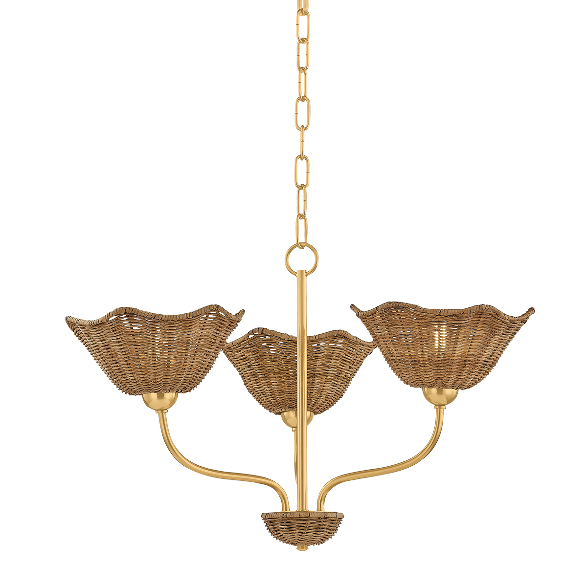 Mitzi Kehlani AGED BRASS 24W x 15.5H Chandelier