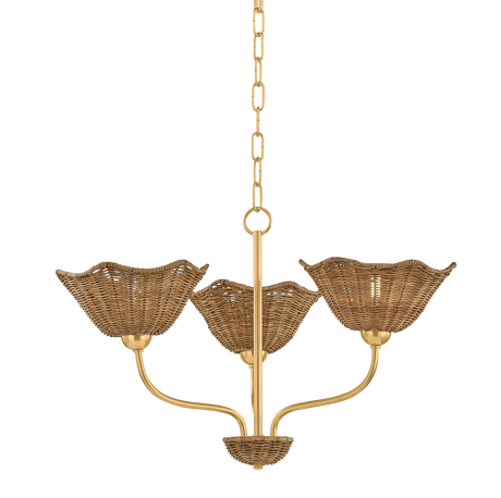 Mitzi Kehlani AGED BRASS 24W x 15.5H Chandelier