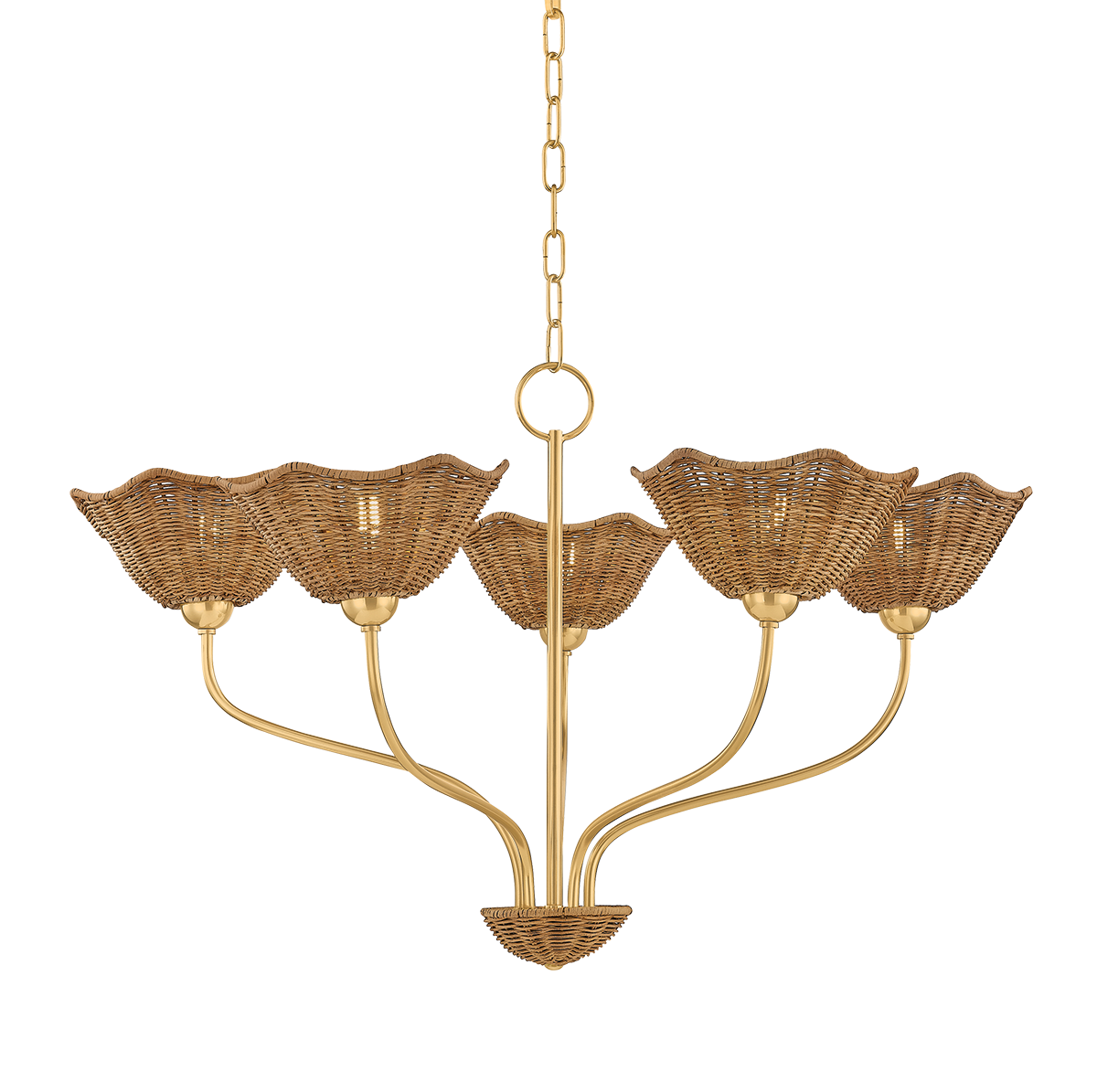 Mitzi Kehlani AGED BRASS 32.5W x 19.75H Chandelier