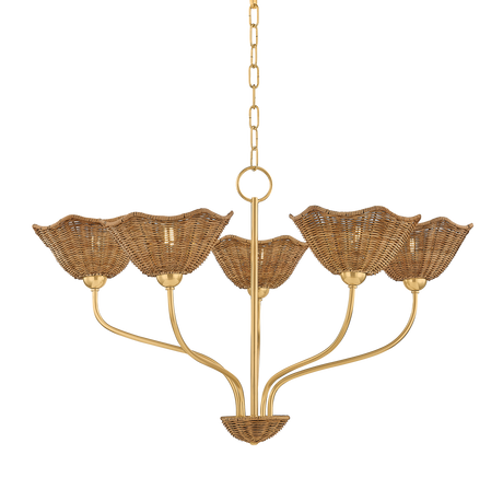 Mitzi Kehlani AGED BRASS 32.5W x 19.75H Chandelier
