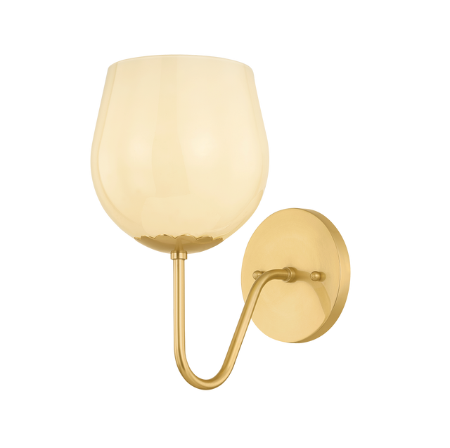 Mitzi Genevieve AGED BRASS 6W x 8.75L x 10.5H Wall Sconce