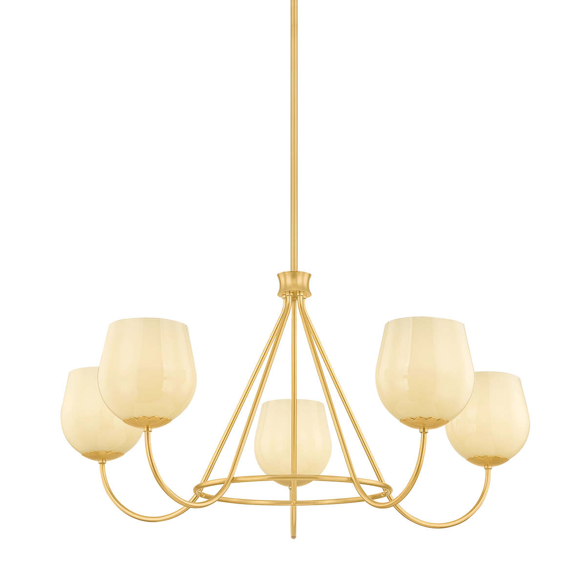 Mitzi Genevieve AGED BRASS 34.25W x 17.25H Chandelier