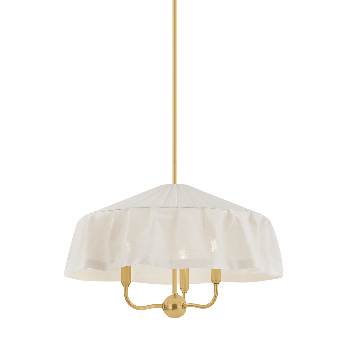 Mitzi Shivonne AGED BRASS 22W x 13H Pendant