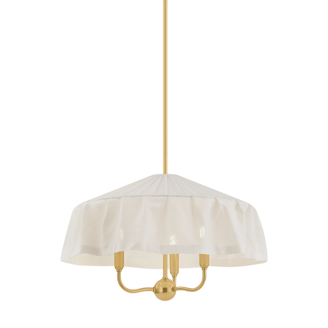 Mitzi Shivonne AGED BRASS 22W x 13H Pendant