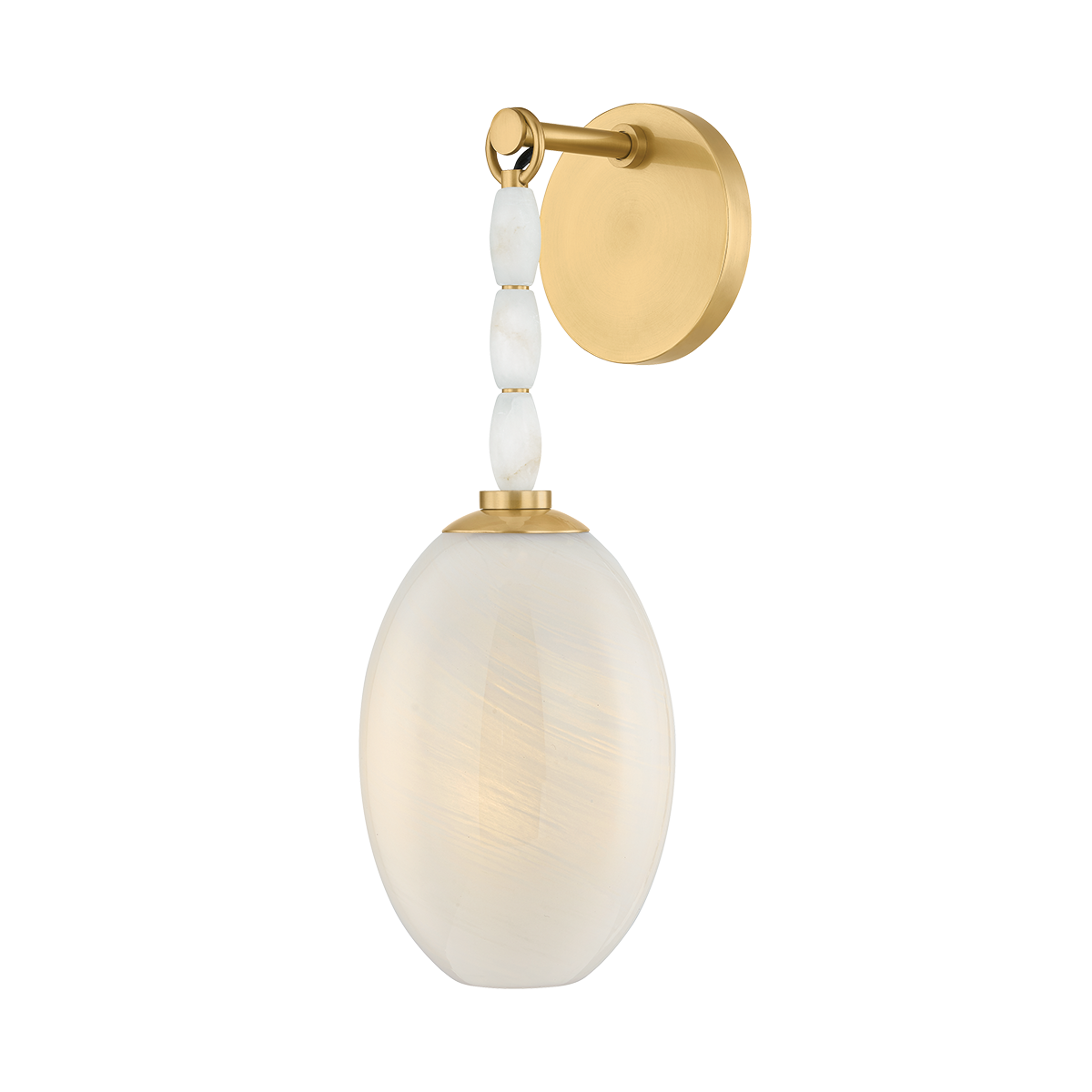 Mitzi Yolanda AGED BRASS 5.5W x 6.25L x 15.25H Wall Sconce