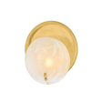 Mitzi Shanette VINTAGE GOLD LEAF 10.75W x 4.25L x 12.5H Wall Sconce