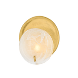 Mitzi Shanette VINTAGE GOLD LEAF 10.75W x 4.25L x 12.5H Wall Sconce
