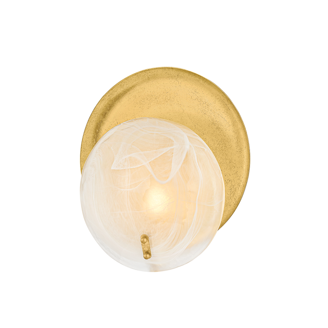 Mitzi Shanette VINTAGE GOLD LEAF 10.75W x 4.25L x 12.5H Wall Sconce