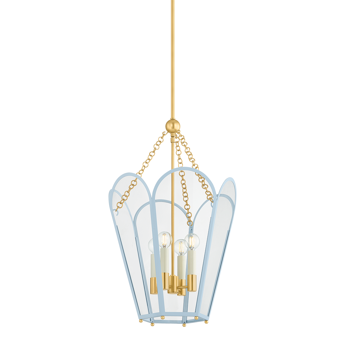 Mitzi Clarisse AGED BRASS 16W x 26.25H Lantern