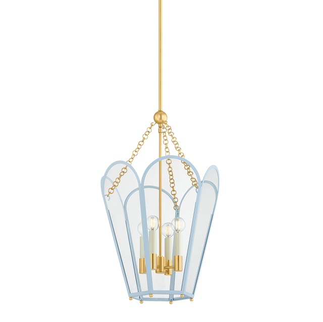 Mitzi Clarisse AGED BRASS 16W x 26.25H Lantern