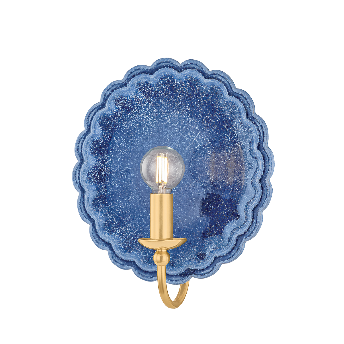 Mitzi Paulette AGED BRASS 9.75W x 4L x 11.25H Wall Sconce