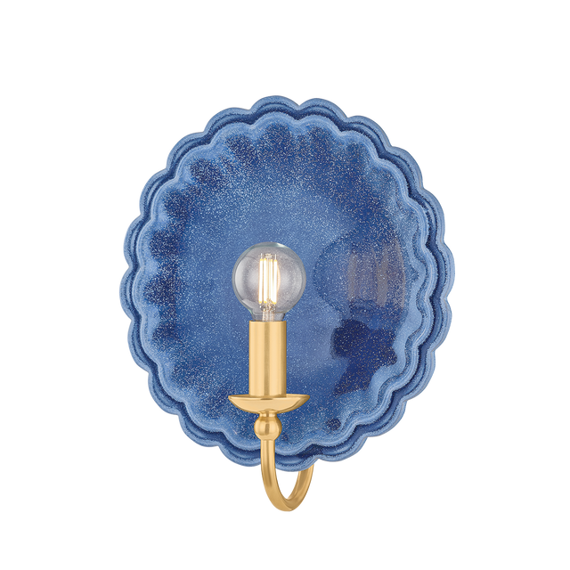Mitzi Paulette AGED BRASS 9.75W x 4L x 11.25H Wall Sconce