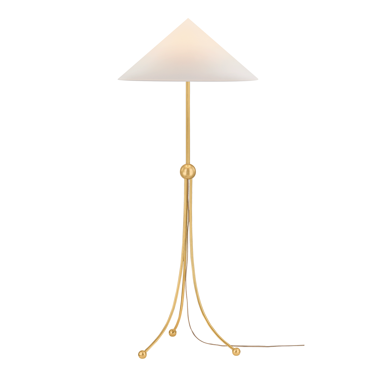 Mitzi Katya AGED BRASS 25.5W x 61H Floor Lamp