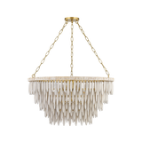 Mitzi Tiffany AGED BRASS 31.5W x 17.75H Chandelier