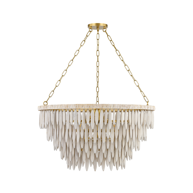 Mitzi Tiffany AGED BRASS 31.5W x 17.75H Chandelier