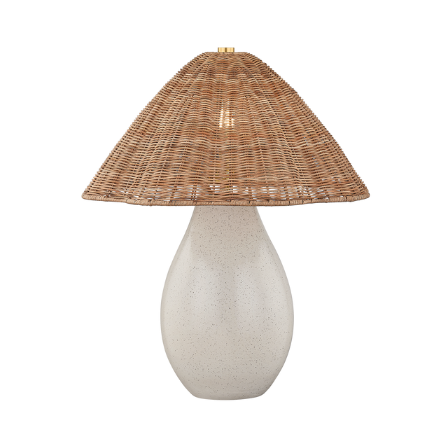 Mitzi Deanne AGED BRASS 17.5W x 19.75H Table Lamp