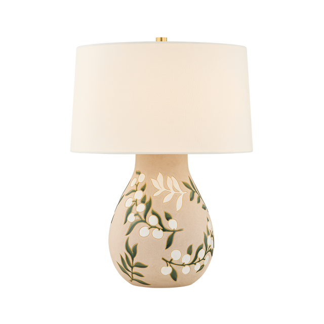 Mitzi Maeve AGED BRASS 16W x 20.25H Table Lamp