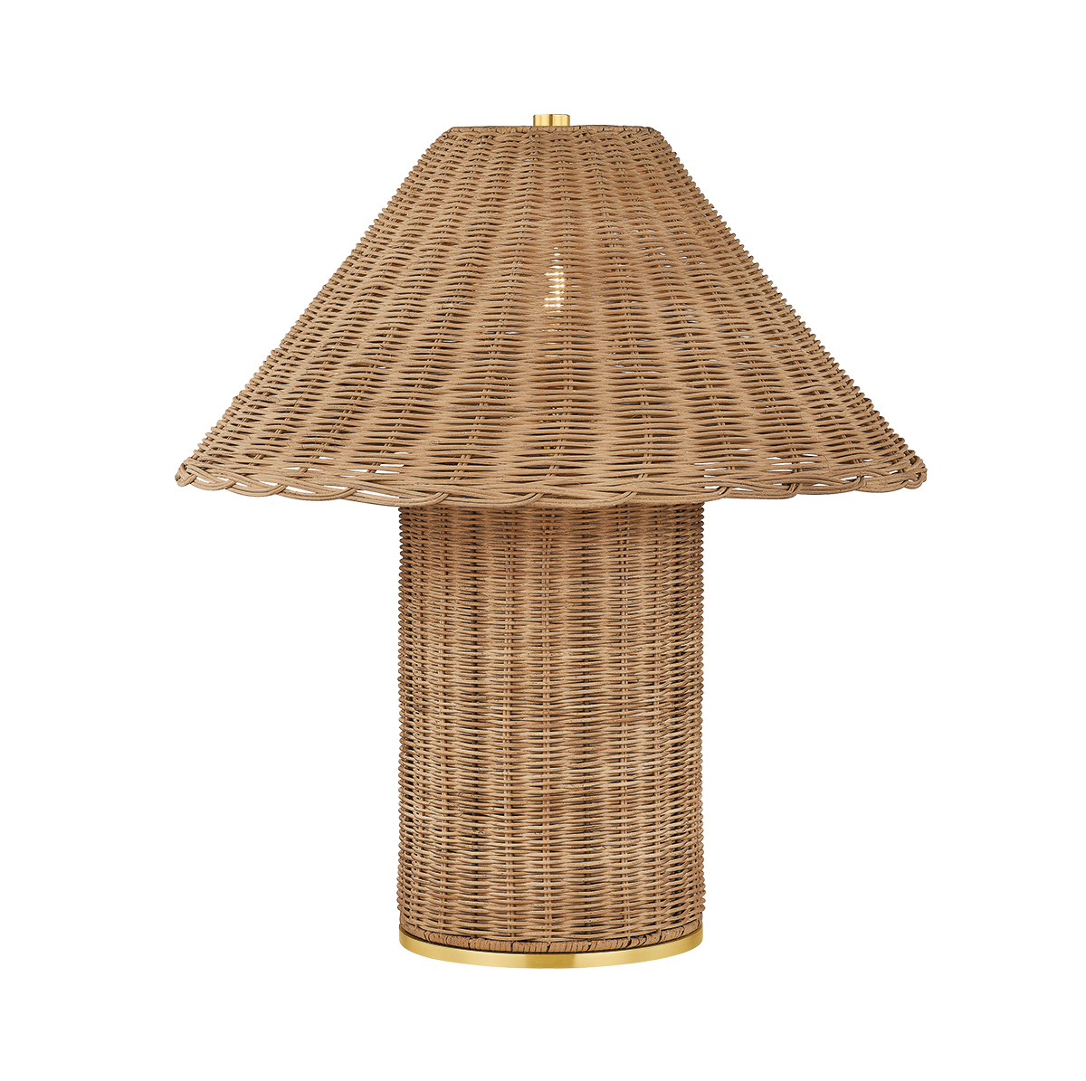 Mitzi Jeanette AGED BRASS 20W x 21.5H Table Lamp