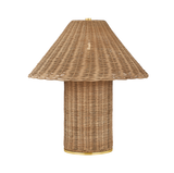 Mitzi Jeanette AGED BRASS 20W x 21.5H Table Lamp