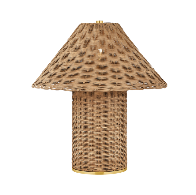 Mitzi Jeanette AGED BRASS 20W x 21.5H Table Lamp