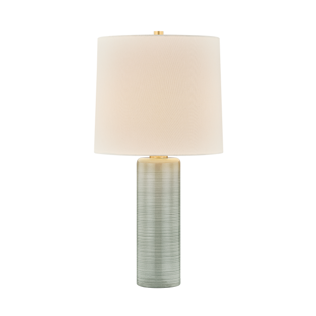 Mitzi Tuva AGED BRASS 14W x 24.5H Table Lamp