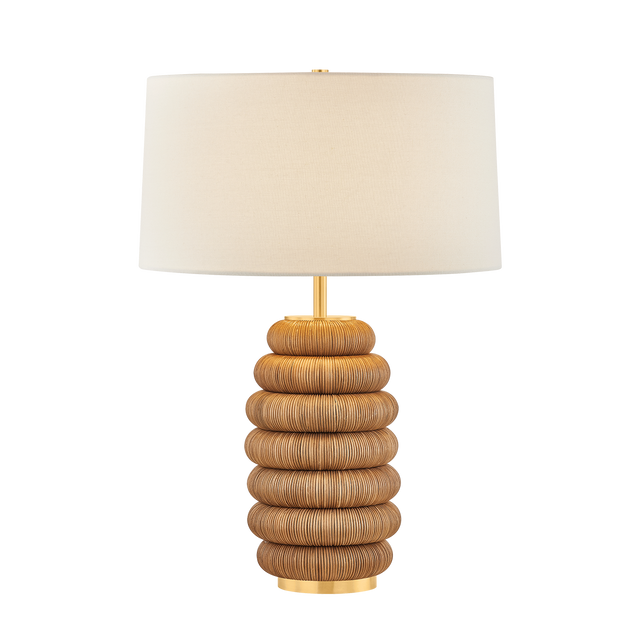 Hudson Valley Lighting Winbrook AGED BRASS 20W x 27.75H Table Lamp