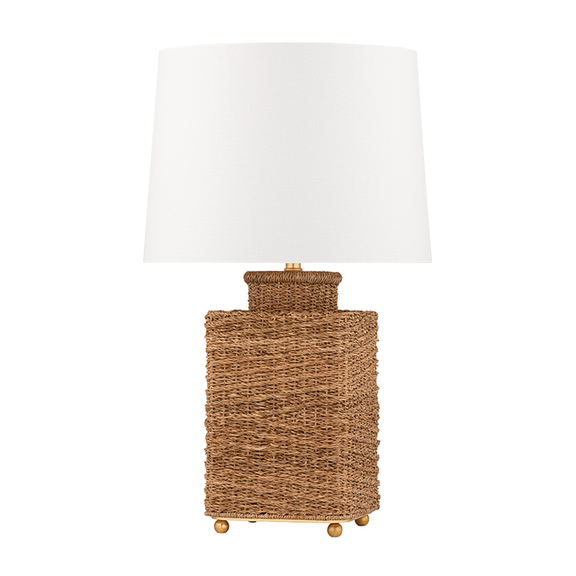 Hudson Valley Lighting Weaver GOLD LEAF 19W x 31.75H Table Lamp