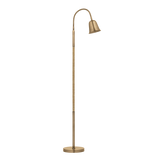 Troy Lighting Wharf PATINA BRASS 19.5W x 8L x 52.75H Floor Lamp