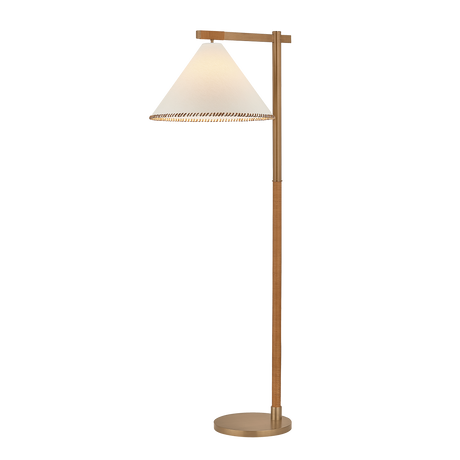 Troy Lighting Stoney PATINA BRASS 22W x 59.75H Floor Lamp