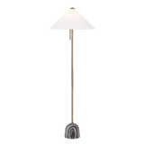 Troy Lighting Millbrae PATINA BRASS 22W x 64.25H Floor Lamp