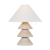 Troy Lighting Zettler PATINA BRASS 18W x 22.5H Table Lamp