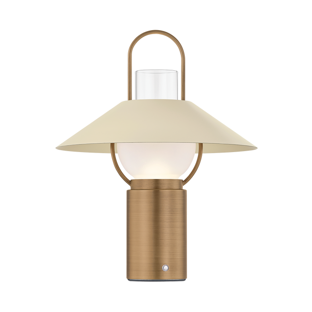 Troy Lighting Kindle PATINA BRASS 11.75W x 14.5H Table Lamp