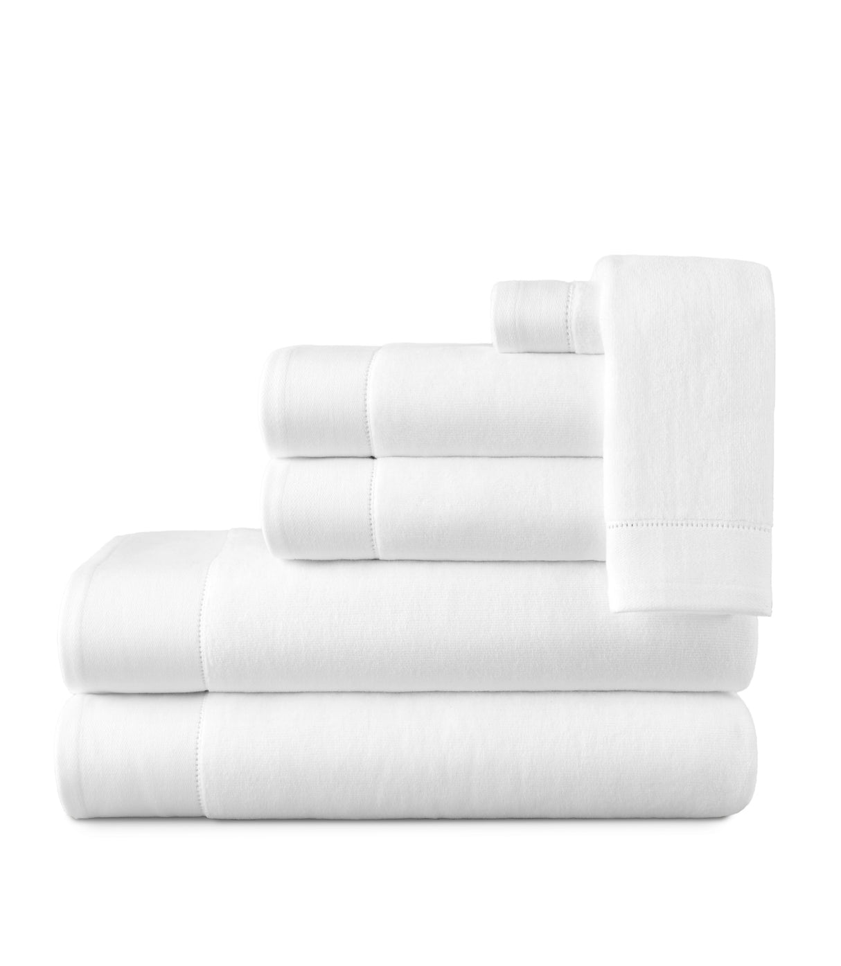 Peacock Alley SPECIAL OCCASION 6 PC TOWEL SET WHITE