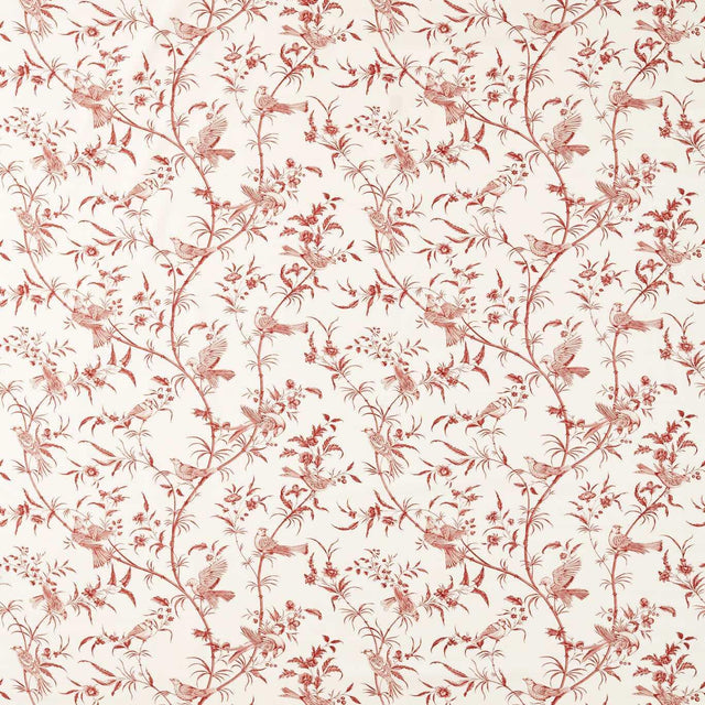 Sanderson Paradise Woods Toile Madder Fabric
