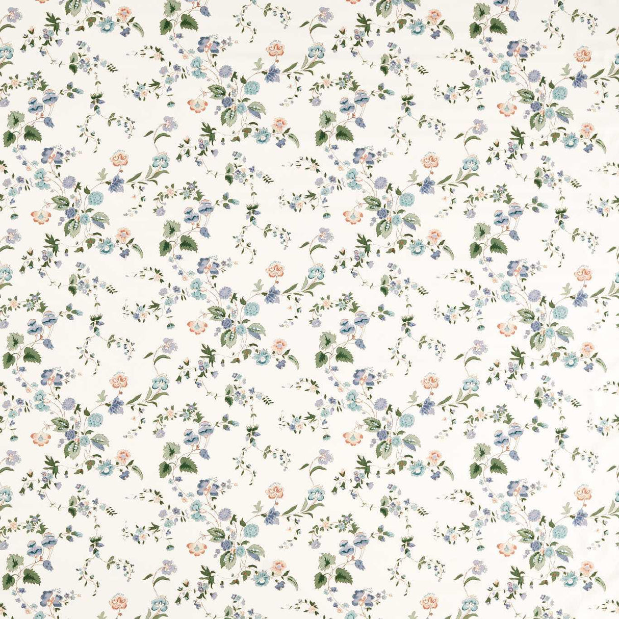 Sanderson Nectar Fields Cornflower/Mallow Fabric