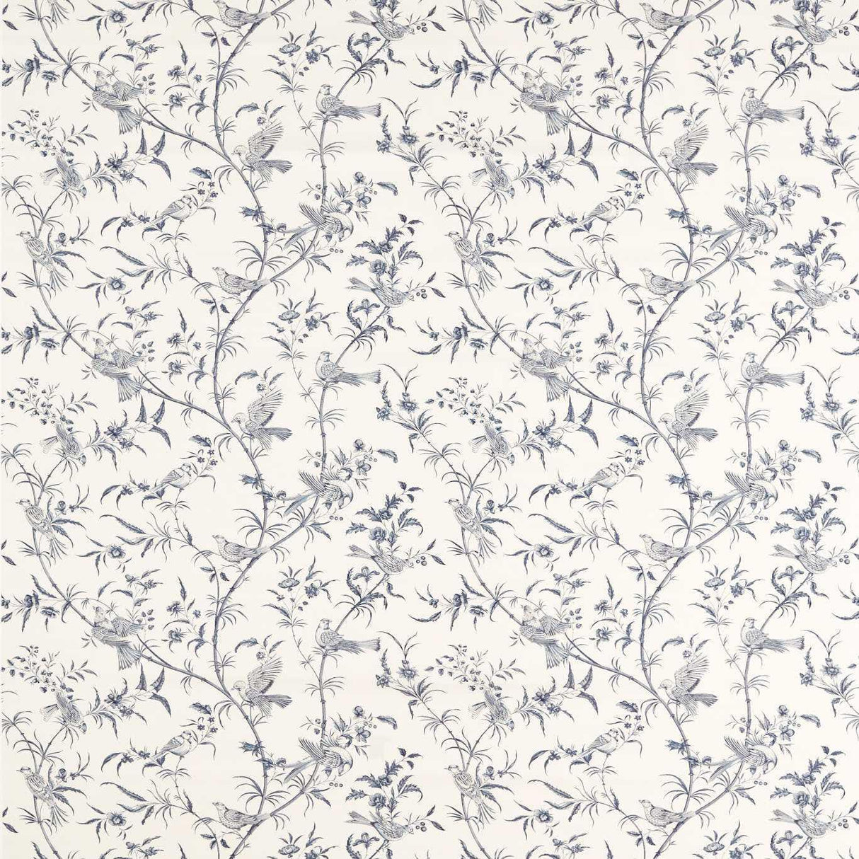 Sanderson Paradise Woods Toile Woad Fabric