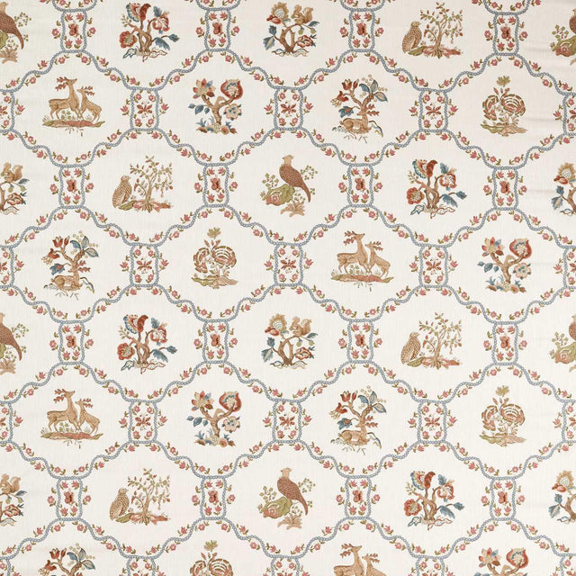 Sanderson Partridge Pear Porcelain/Blossom Fabric